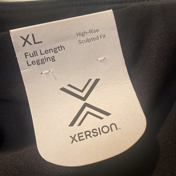 Black Atleisure Wear leggings. By Xersion. Size XL. Women’s - Picture 2 of 4